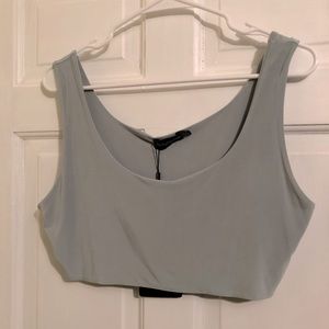 Dark mint slinky tank